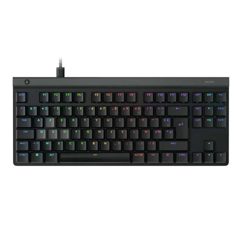 Logitech G G515 RAPID TKL Low-Profile Wired Gaming Keyboard, AZERTY French Layout - Black