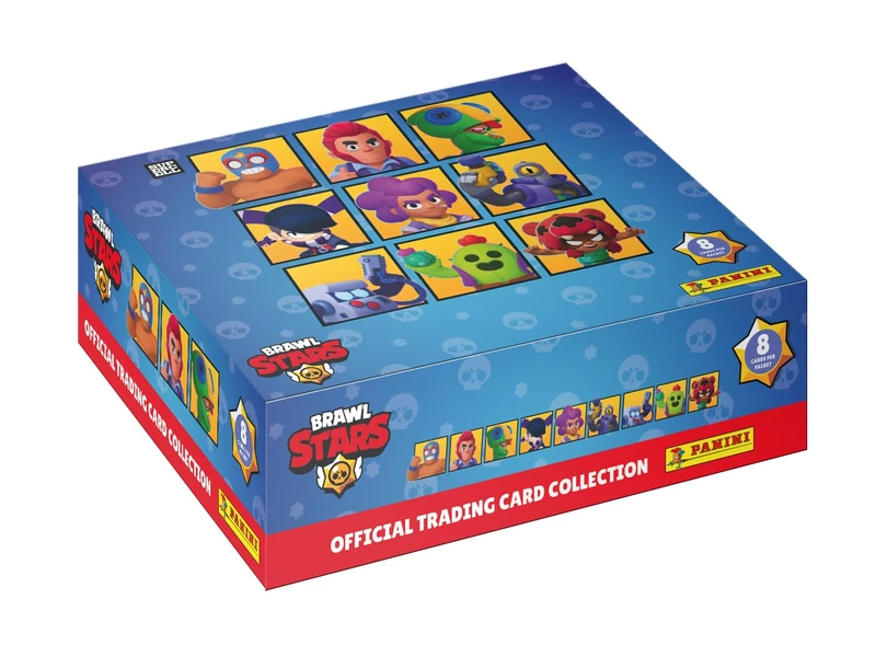 Panini Brawl Stars Trading Cards Box - 18 Sleeves + 1 Limited Card