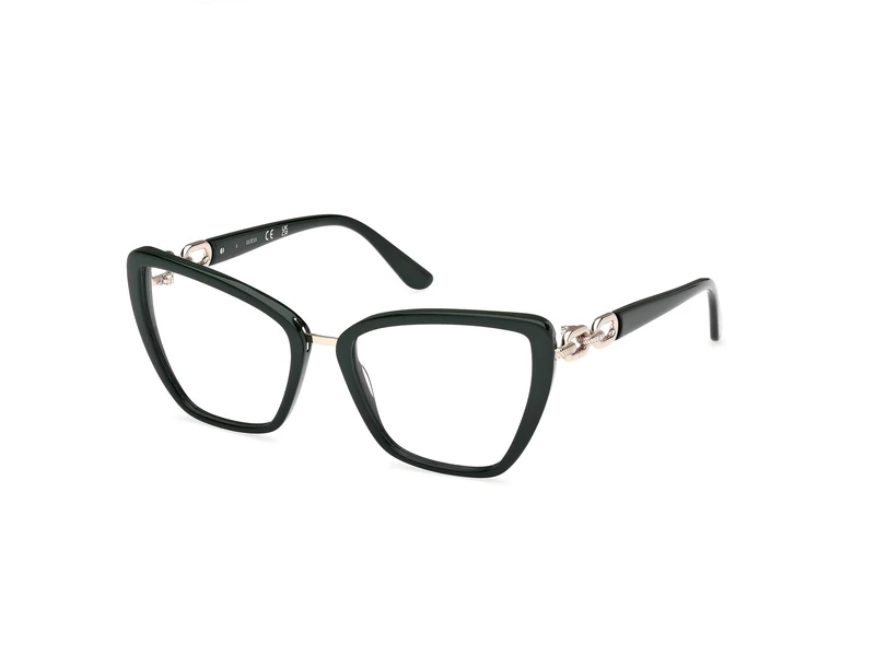 GAFAS GUESS-GU50180 C: shiny dark green 55x18x46,5x140