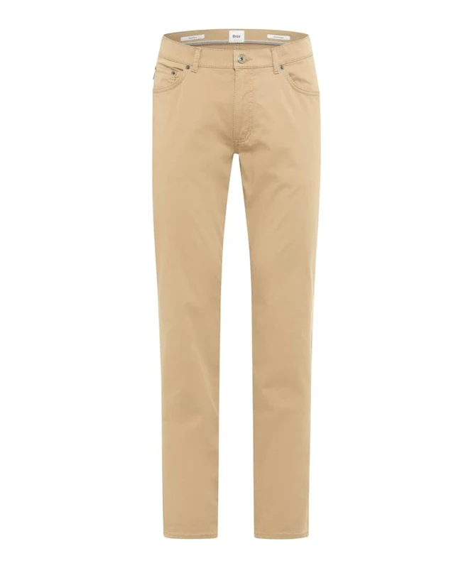 BRAX Men's Marathon Five-Pocket Trouser, 54 Caramel, 34 W/32 L