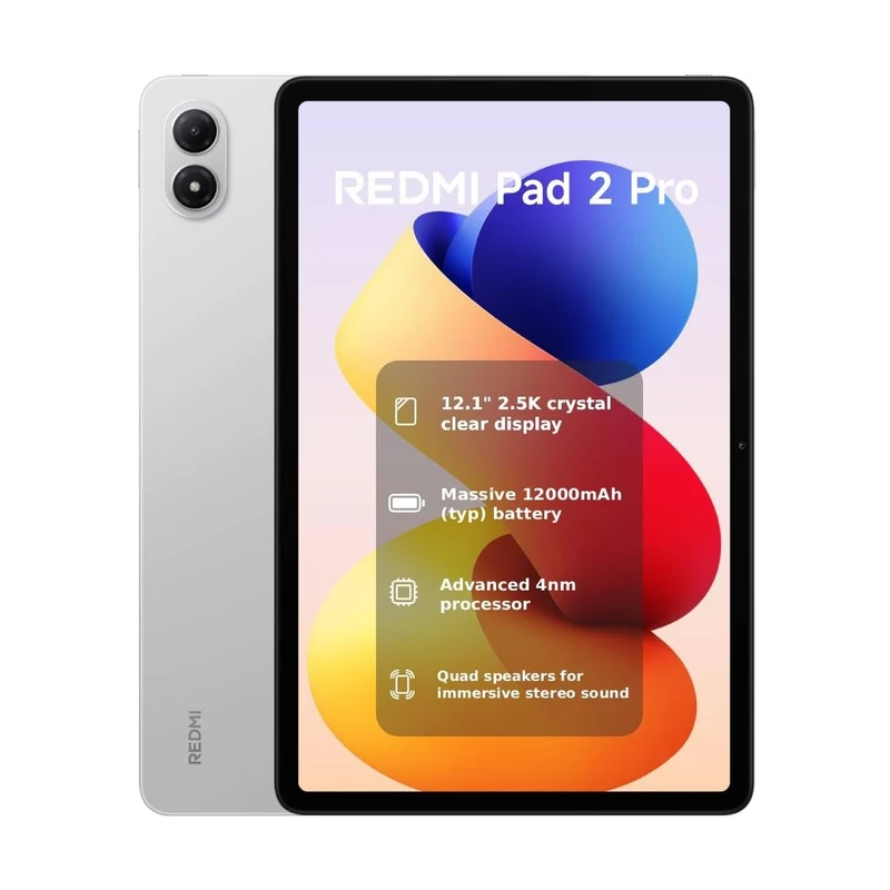 Xiaomi Redmi Pad 2 Pro 6+128 Silver (No power adapter included)