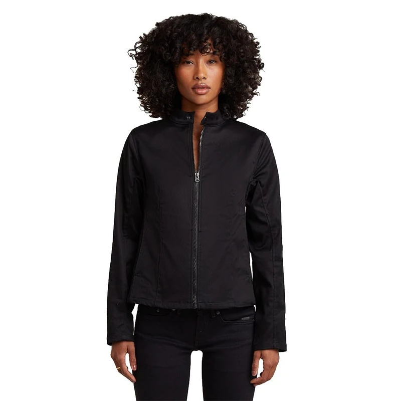 G-STAR Lynn biker jacket wmn, Women's Jacket, Color Black, Size XXS