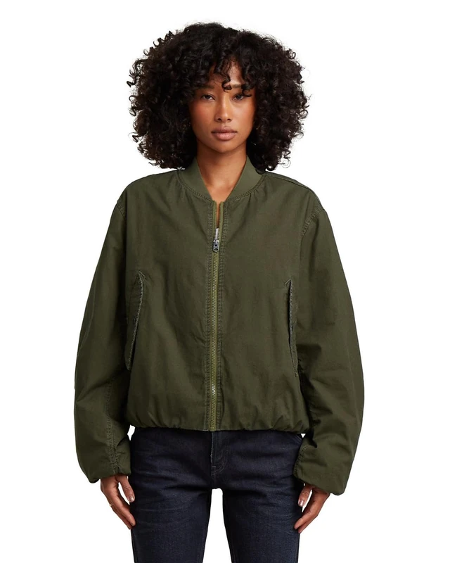 G-STAR Bomber pdd jacket wmn, Women's Jacket, Color Green, Size XXS