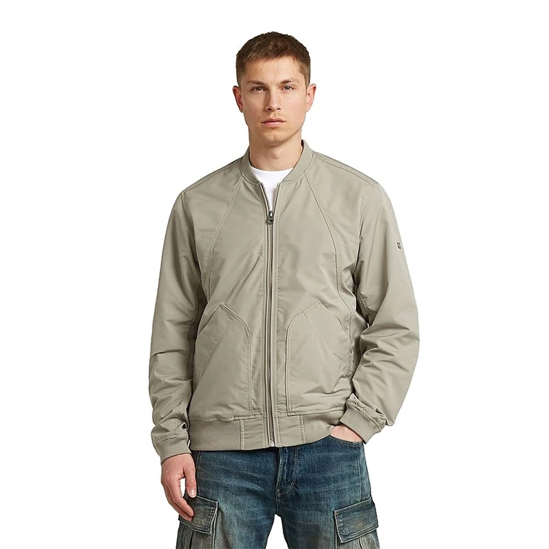 G-STAR Unpadded Bomber Jacket, Men's Jacket, Color Beige, Size M