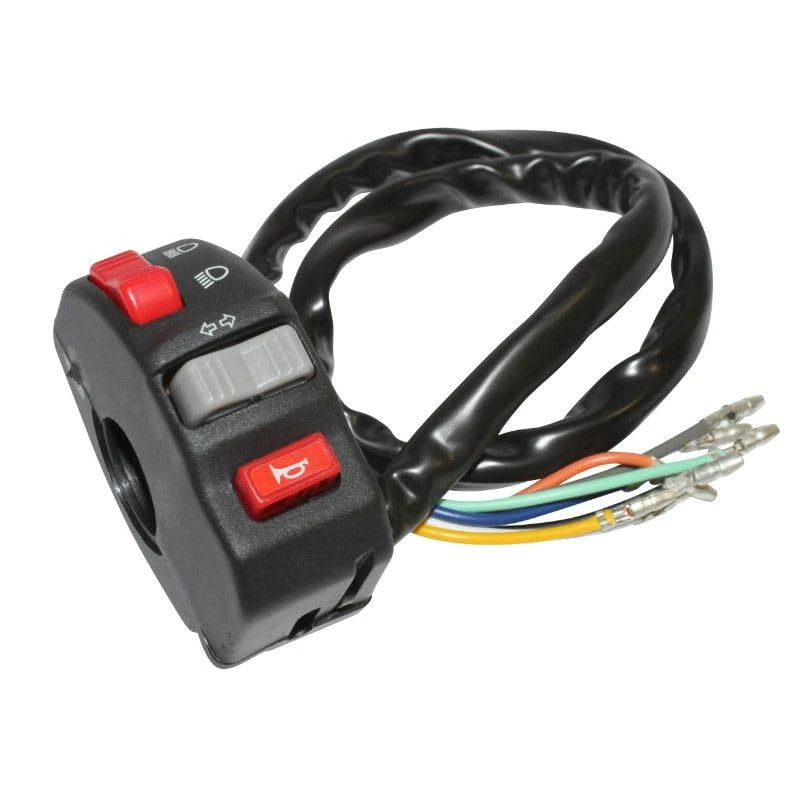 cyclingcolors Switch Commodo Motorcycle Scooter Moped Compatible with Off Road Universal Left