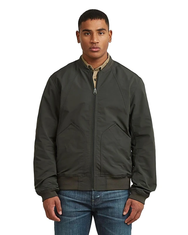 G-STAR Unpadded Bomber Jacket, Men's Jacket, Color Gray, Size S