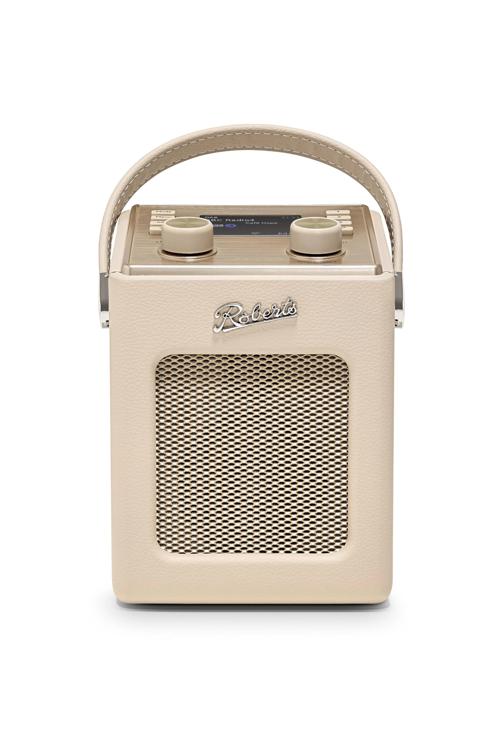 Roberts Revival MINI2 DAB+/FM Portable Radio with Bluetooth, Pastel Cream