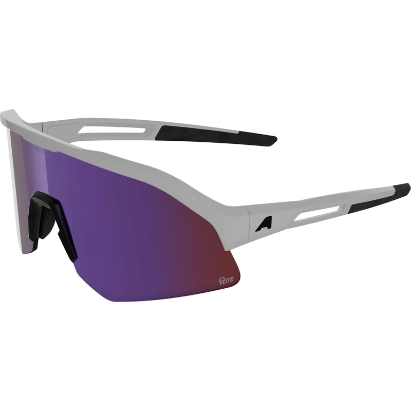 ALPINA SONIC HR M Q-LITE, adult sports glasses - White gloss - M