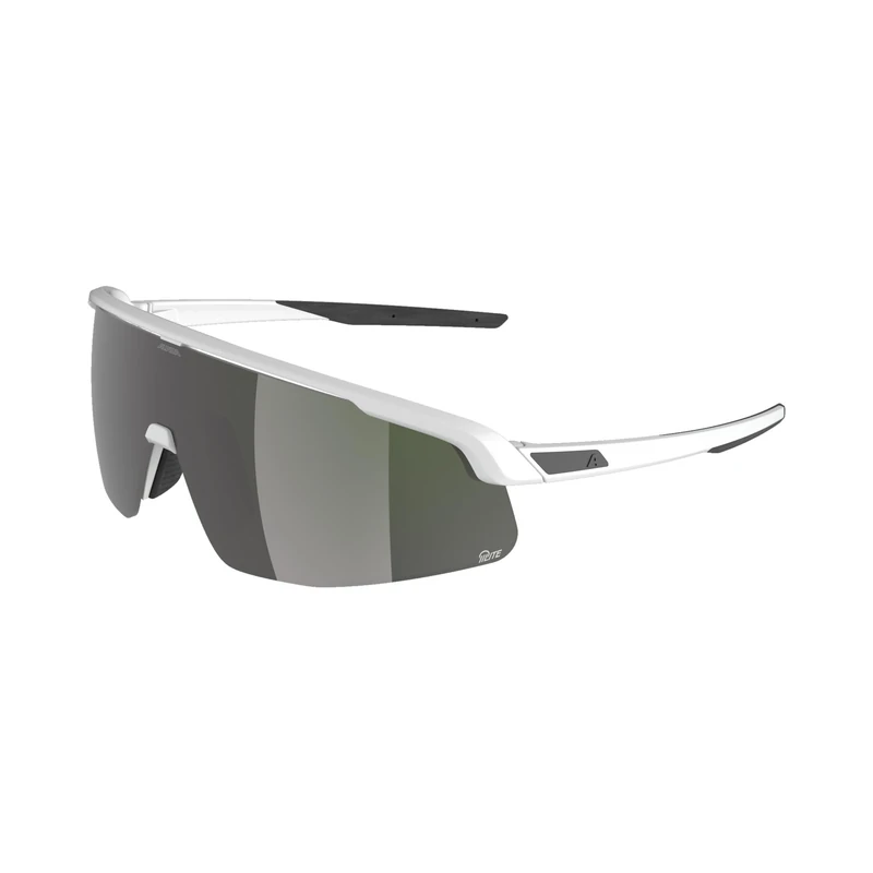 ALPINA TURBO PRO S Q-LITE, adult sports glasses - white gloss - S