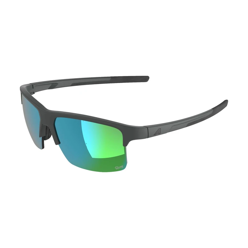 ALPINA EAGLE Q-LITE, stylish sunglasses for adults, 100% UV-A, UV-B, and UV-C protection - midnight-grey matt - M