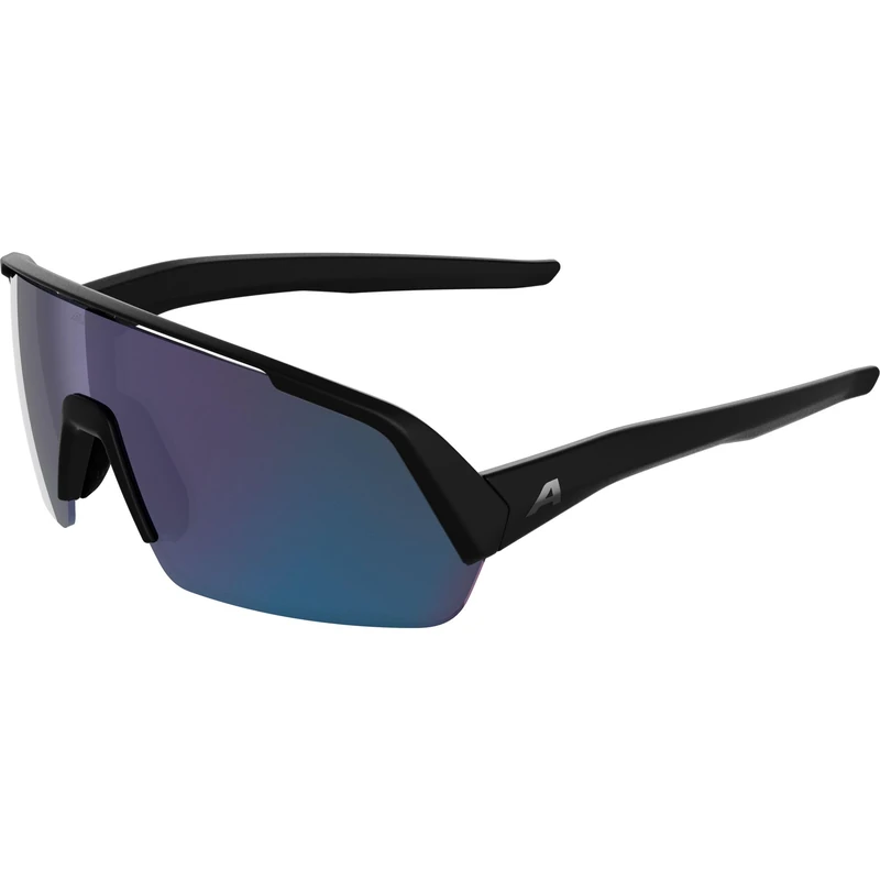 ALPINA TURBO HR, sunglasses for adults - black matt (blue) - S