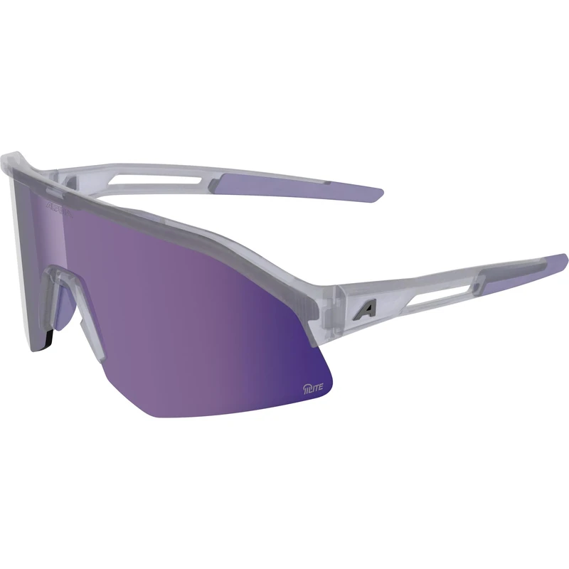 ALPINA SONIC HR M Q-LITE, adult sports glasses - lila-transparent gloss - M