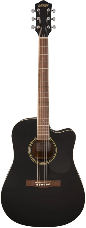 Gretsch Prelude™ D100CE Dreadnought Electro-Acoustic, Black. Ideal Guitar for Beginners - Image 1