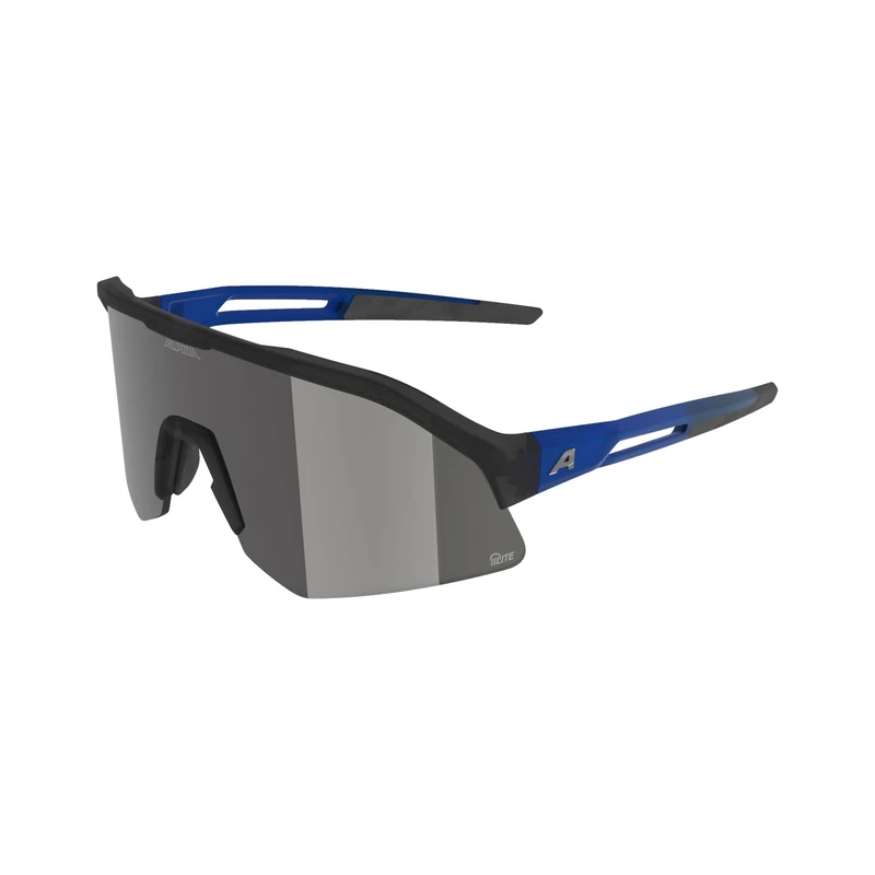 ALPINA SONIC HR Q-LITE, adult sports glasses - midnight-grey-blue translucent matt - L