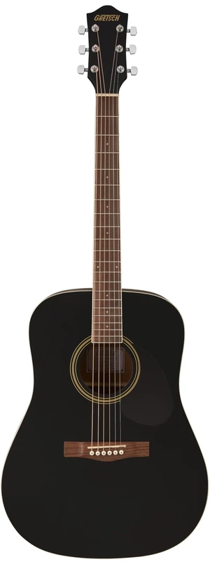 Gretsch Prelude™ D100 Dreadnought Acoustic, Black. Ideal Guitar for Beginners.