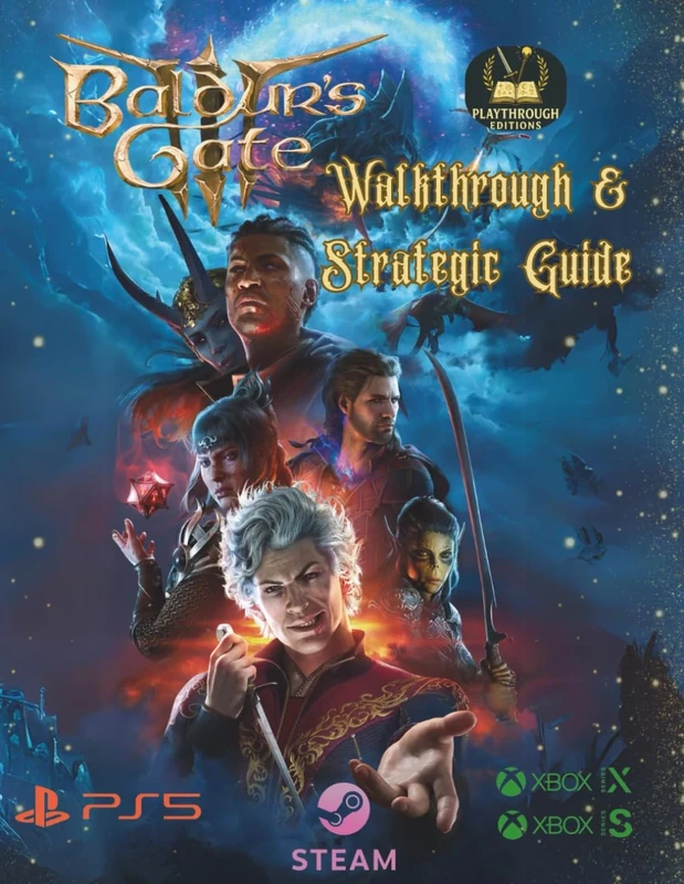 Baldur’s Gate III Walkthrough & Strategic Guide – 50th Anniversary Edition: The complete guide to races, classes, builds, Acts 1–3 walkthrough, boss strategies, puzzles and Honour Mode tactics