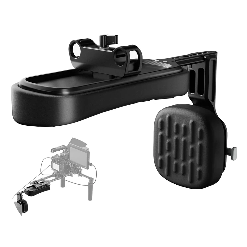 NEEWER 15mm LWS Shoulder Pad with V Mount Battery Plate, Self Adjusting Spring Loaded Camera Shoulder Rig Support Compatible with SmallRig NEEWER 15mm Rod Rail System Video Rigs & Accessories, SR016