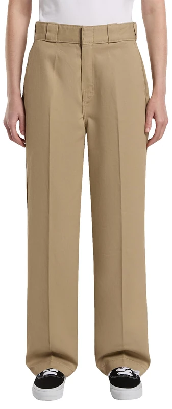 Dickies ELIZAVILLE REC Khaki Women Pants, Waist Size 32