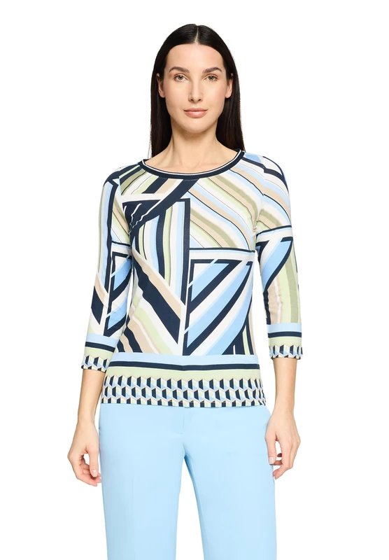 Betty Barclay Women's Shirt Blue/Green - Image 1