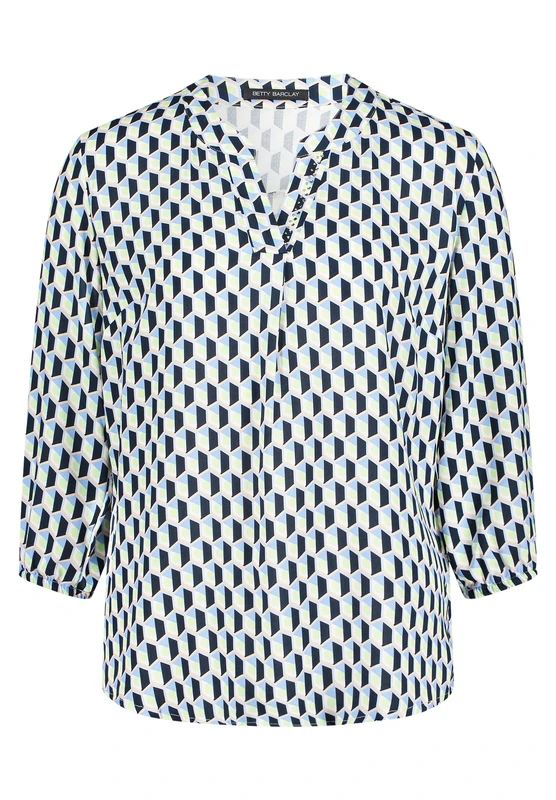 Betty Barclay Women's Blouse Blue/Green