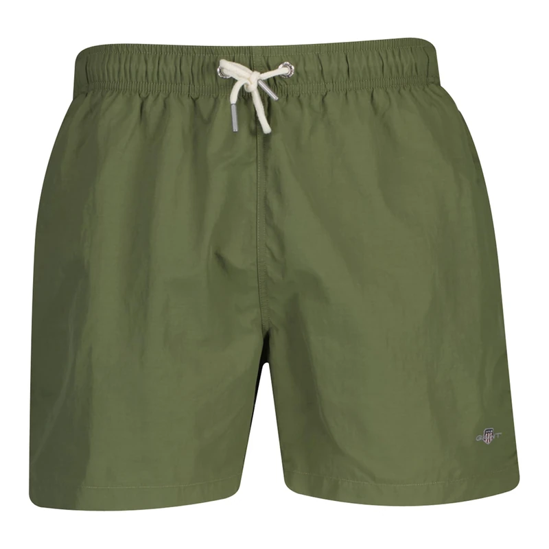GANT Men's Shorts Swim Trunks, Dry Herb Green, L