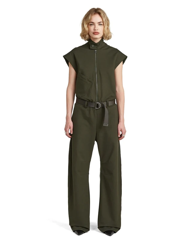 G-Star Soft sculpt jumpsuit wmn, Size L, Color Gray