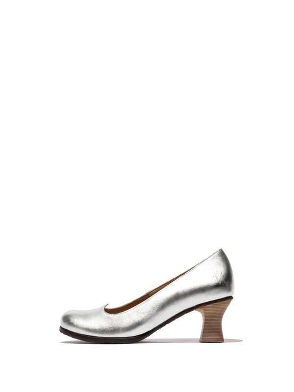 Fly London BAZE086FLY, Moccasin Women's Fashion Shoes, Silver, 8