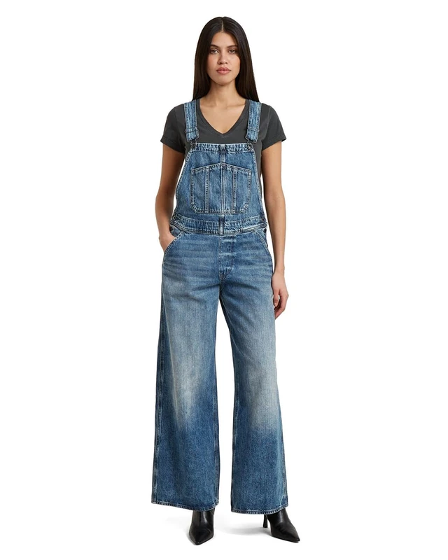 G-Star Cinch Dungaree Wide wmn, Size XS, Color Blue