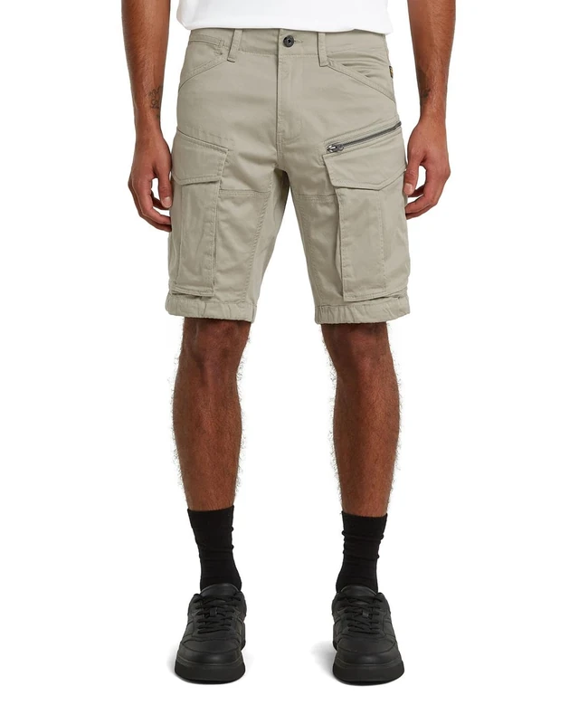 G-STAR Rovic Zip Regular Shorts, Size 30, Color Beige