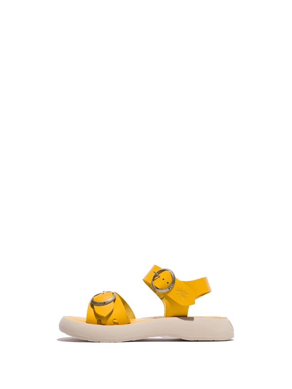 Fly London BUNK604FLY, Sandal Women's Fashion Shoes, YELLOW, 5