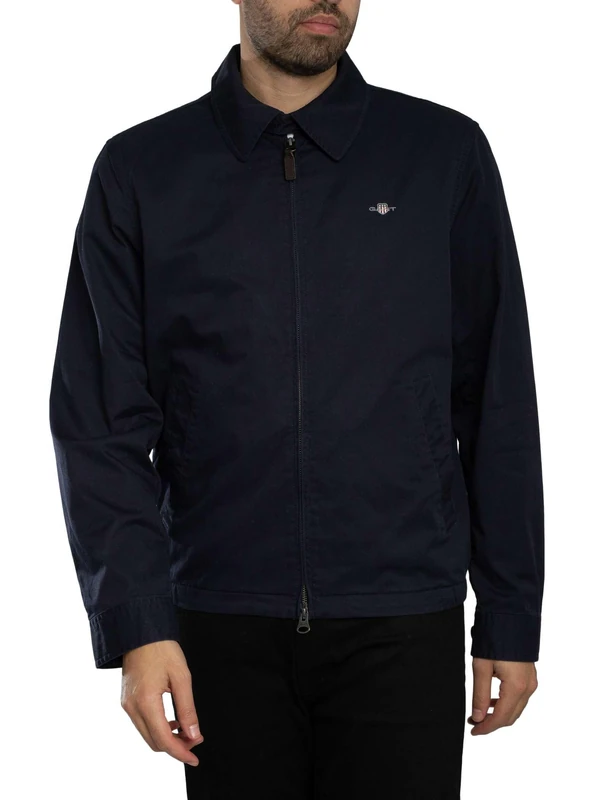 GANT Men's Cotton Windcheater Jacket, Oat Beige, 5XL
