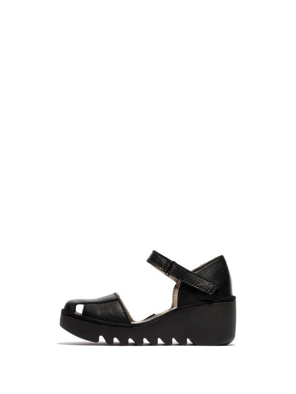 Fly London BLEY608FLY, Sandal Women's Fashion Shoes, BLACK, 4