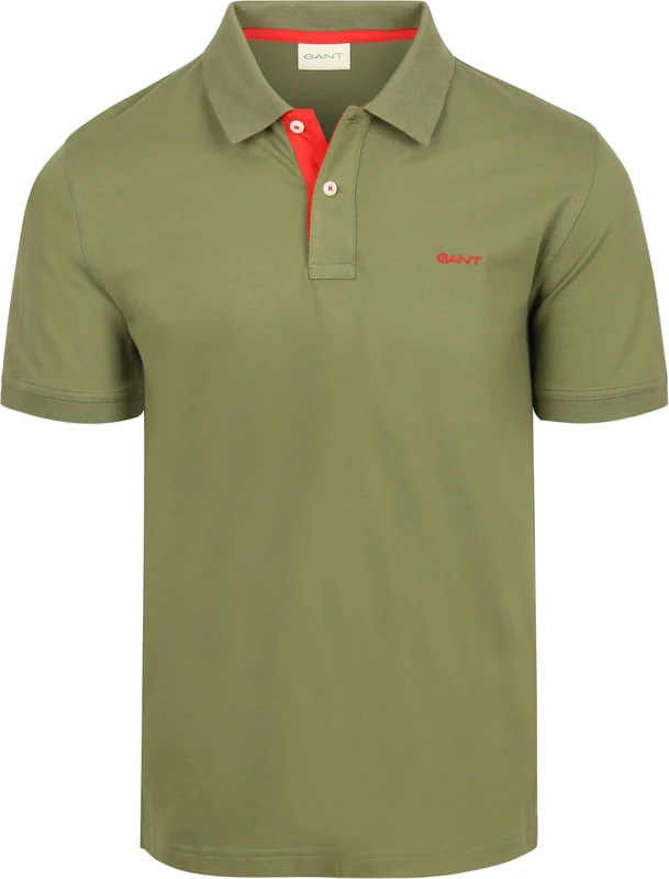 GANT REG Contrast Pique SS Polo Shirt