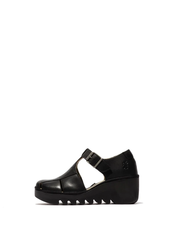 Fly London BURI481FLY, Sandal Women's Fashion Shoes, BLACK, 8