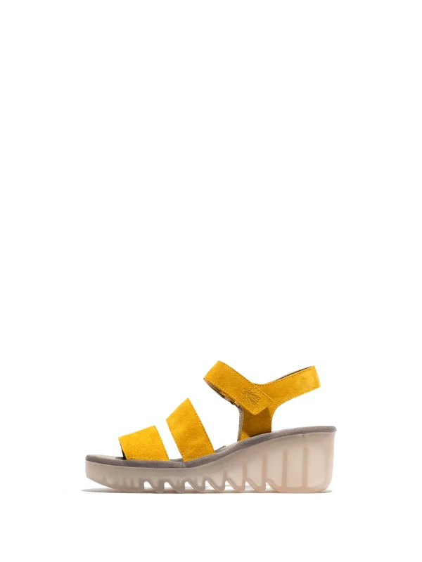 Fly London BEXY575FLY, Sandal Women's Fashion Shoes, YELLOW, 3 - Image 1