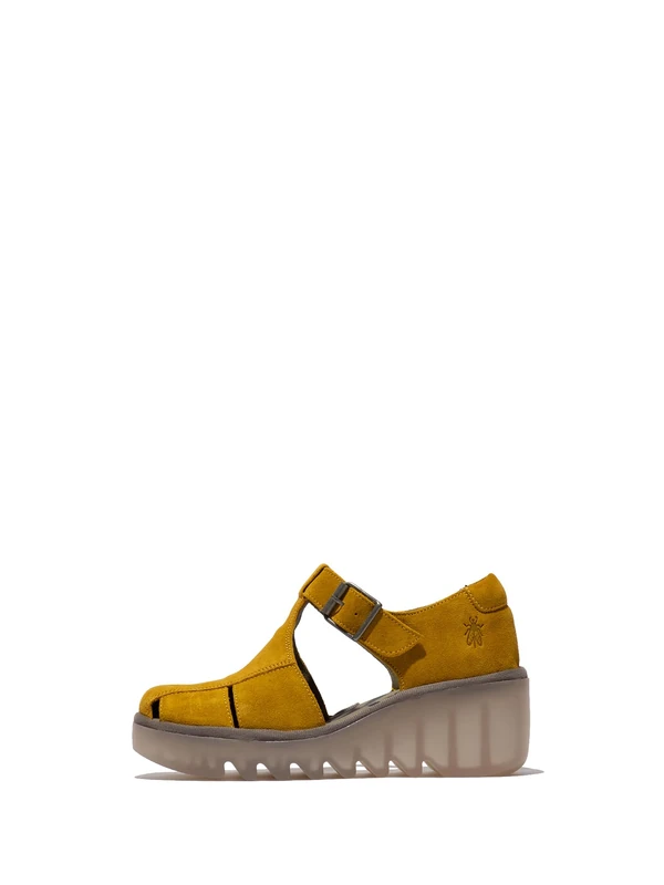 Fly London BURI481FLY, Sandal Women's Fashion Shoes, YELLOW, 8