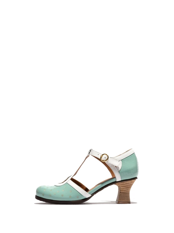 Fly London BLEF462FLY, Sandal Women's Fashion Shoes, SPEARMINT/OFFWHITE, 5 - Image 1