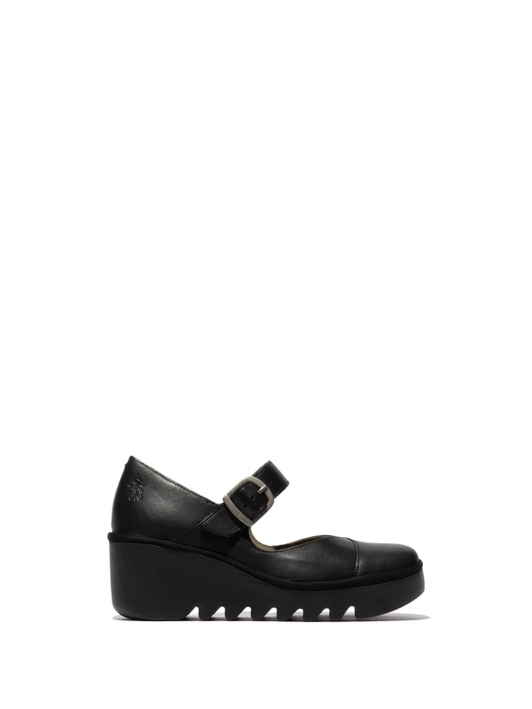 Fly London Women's BAXE428FLY Moccasin, Black, 3 UK