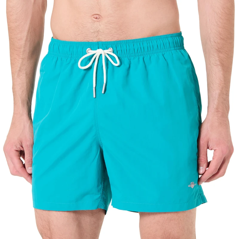 GANT Men's Shorts Swim Trunks, Aqua Blue, 5XL