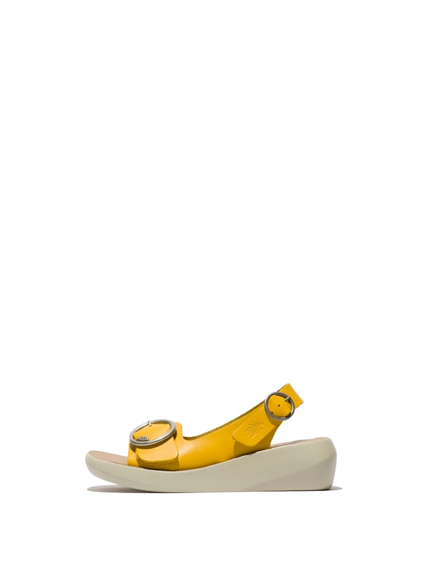 Fly London BERK754FLY, Sandal Women's Fashion Shoes, YELLOW, 8 - Image 1