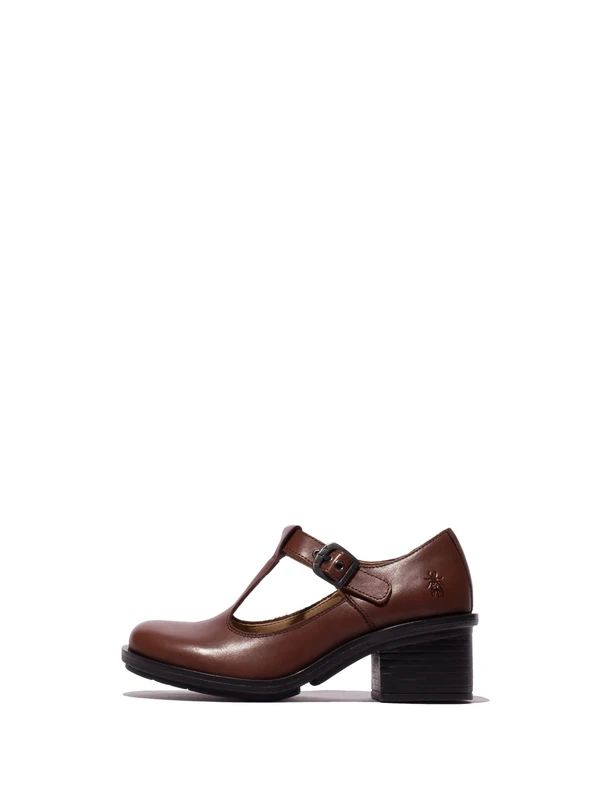 Fly London Women's CADY180FLY Mary Jane, Brown, 5 UK