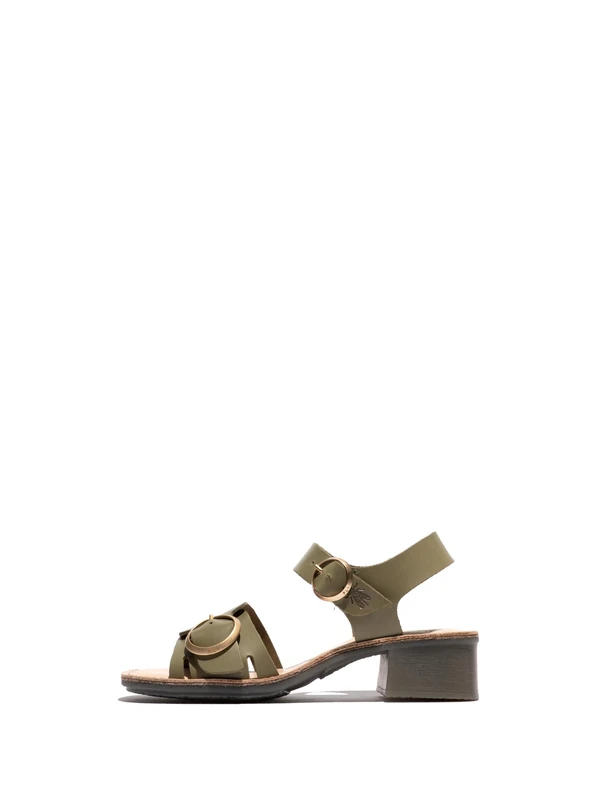 Fly London EBLI238FLY, Sandal Women's Fashion Shoes, SMOG/NATURAL, 4
