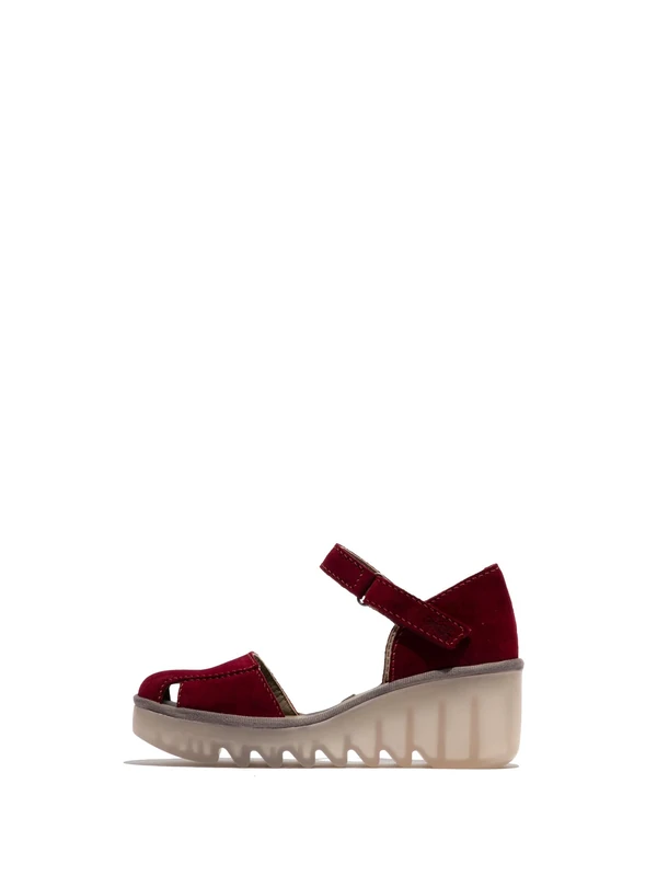 Fly London BLEY608FLY, Sandal Women's Fashion Shoes, BERRY, 7