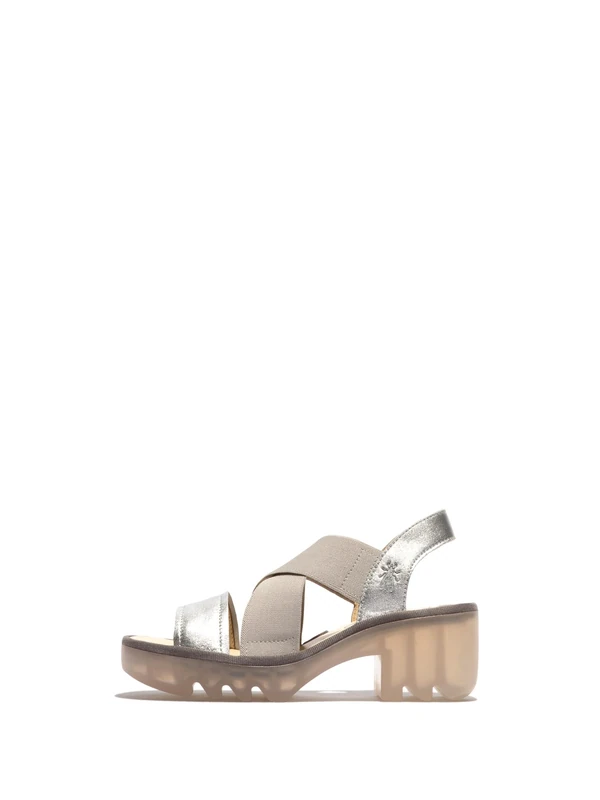 Fly London TAJI502FLY, Sandal Women's Fashion Shoes, SILVER, 8