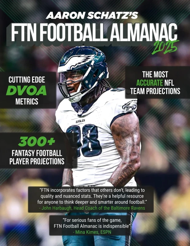 Aaron Schatz's FTN Football Almanac 2025: The Essential Guide to the 2025 NFL Season