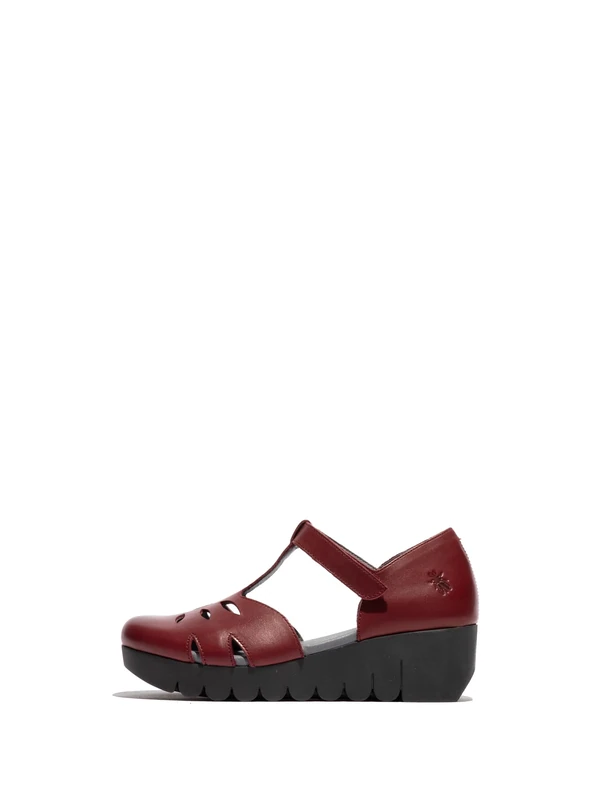 Fly London VELT224FLY, Sandal Women's Fashion Shoes, BURGUNDY, 8
