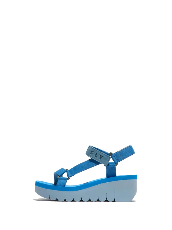 Fly London YEFA726FLY, Sandal Women's Fashion Shoes, AZURRE, 3