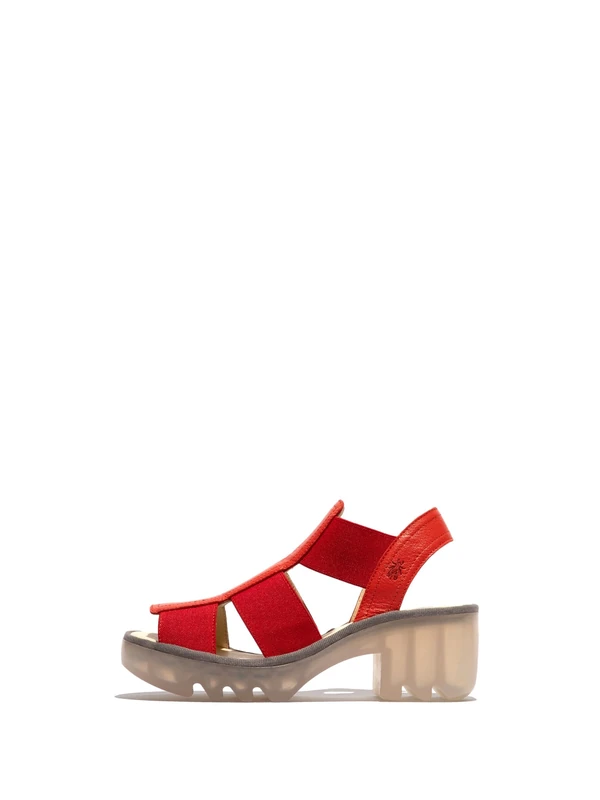 Fly London TEEV615FLY, Sandal Women's Fashion Shoes, DEVIL RED, 7