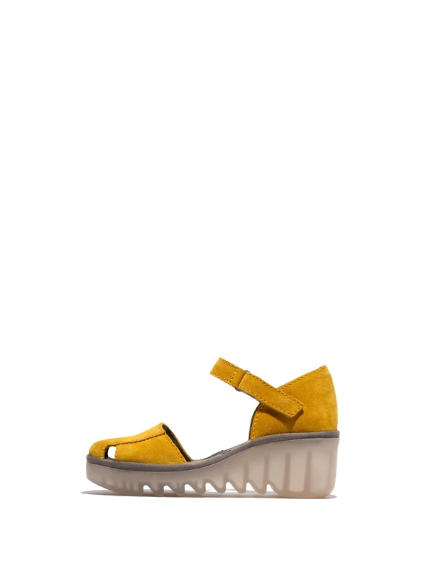 Fly London BLEY608FLY, Sandal Women's Fashion Shoes, YELLOW, 5