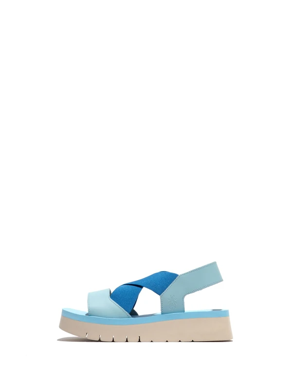 Fly London SERK418FLY, Sandal Women's Fashion Shoes, SKY BLUE/AZURRO/SKY BLUE, 8 - Image 1